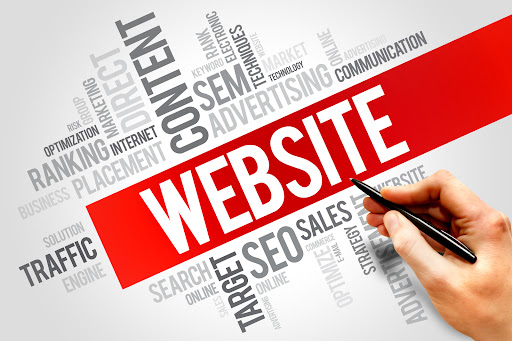 WEBSITE word cloud, business concept