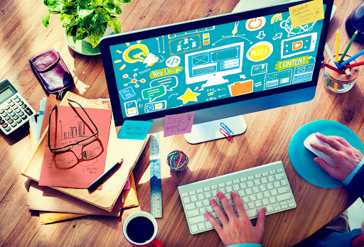 Web Design Media Content Light Bulb Inspiration Concept