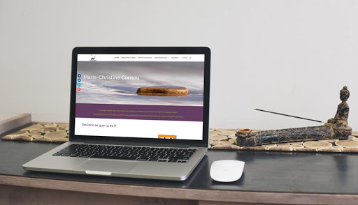 Laptop avec page zebreandco.com