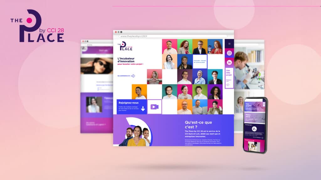 3d illustration, web browser design business concept and mock up smartphone ads banner for Hosting, web domain