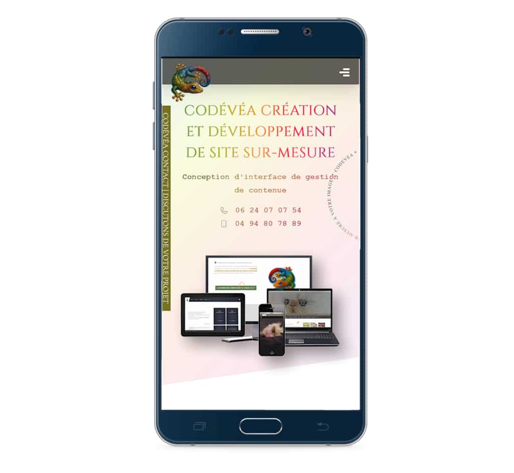 Codèvea version mobile