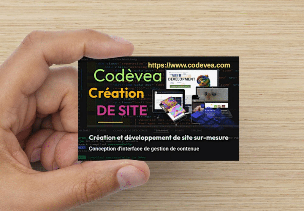 Carte de visite verso