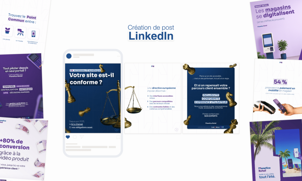 Portfolio, Support média, support de com post visuel réseaux sociaux RS - 2