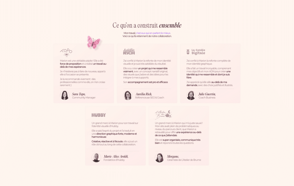 Témoignages Client, Studio Armony